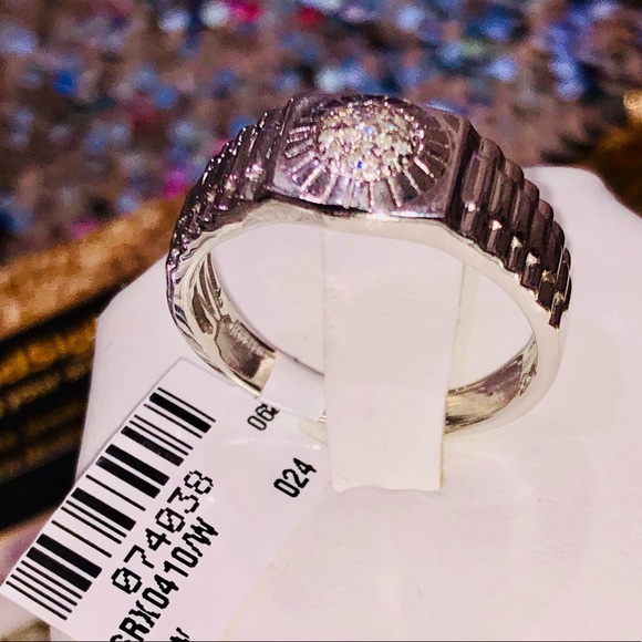Real diamond Rolex ring for men NOT CZ NOT moissanite birthday Father’s Day HOT! - Picture 3 of 6
